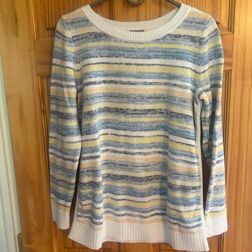 T by Talbots Striped Knit Sweater